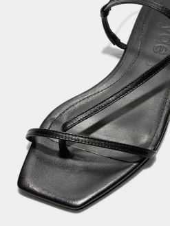 Ella Leather Toe-Post Sandals