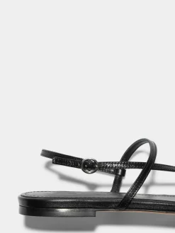 Ella Leather Toe-Post Sandals