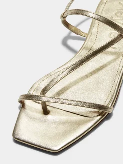 Ella Leather Toe-Post Sandals