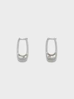 Ellis Palladium-Plated Hoop Earrings