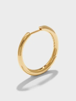 Elona Large 18kt Gold-Plated Hoop Earrings