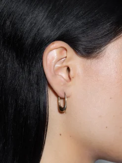Elton 18kt Gold-Plated Hoop Earrings