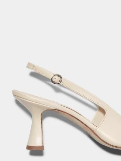 Fernanda Leather Slingback Pumps