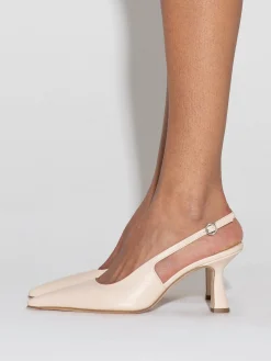 Fernanda Leather Slingback Pumps