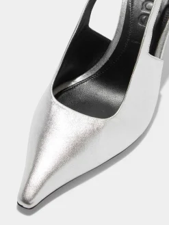 Fernanda Leather Slingback Pumps