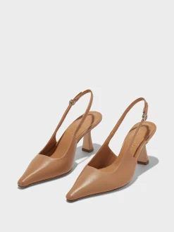 Fernanda Leather Slingback Pumps