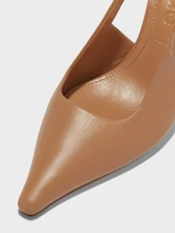 Fernanda Leather Slingback Pumps