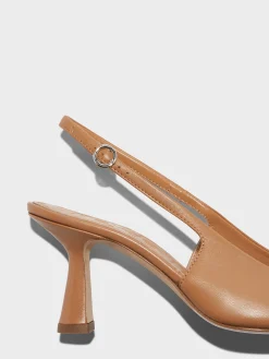 Fernanda Leather Slingback Pumps
