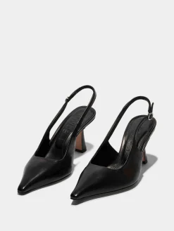 Fernanda Leather Slingback Pumps