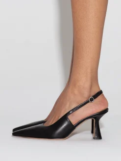 Fernanda Leather Slingback Pumps