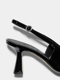 Fernanda Leather Slingback Pumps
