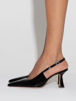 Fernanda Leather Slingback Pumps