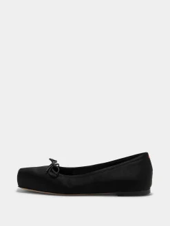 Gabriella Satin Ballet Flats