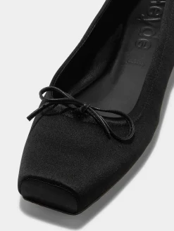 Gabriella Satin Ballet Flats