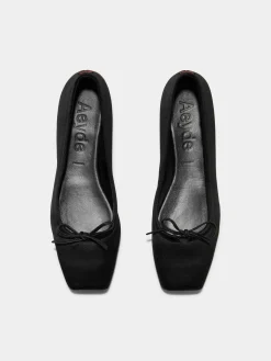 Gabriella Satin Ballet Flats