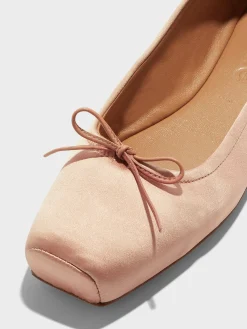 Gabriella Satin Ballet Flats
