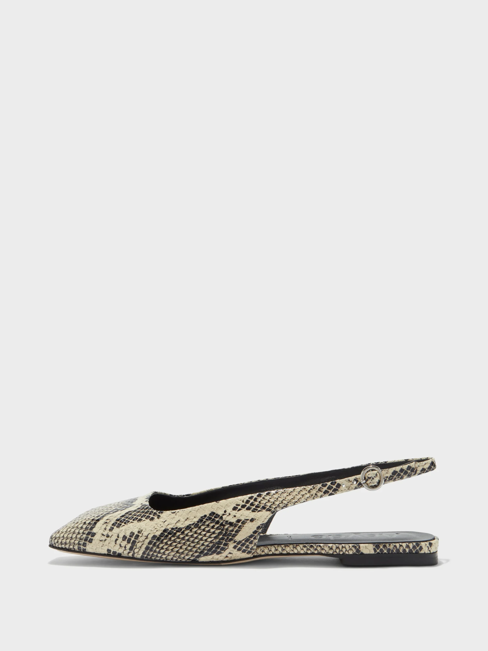 Geraldine Leather Slingback Flats