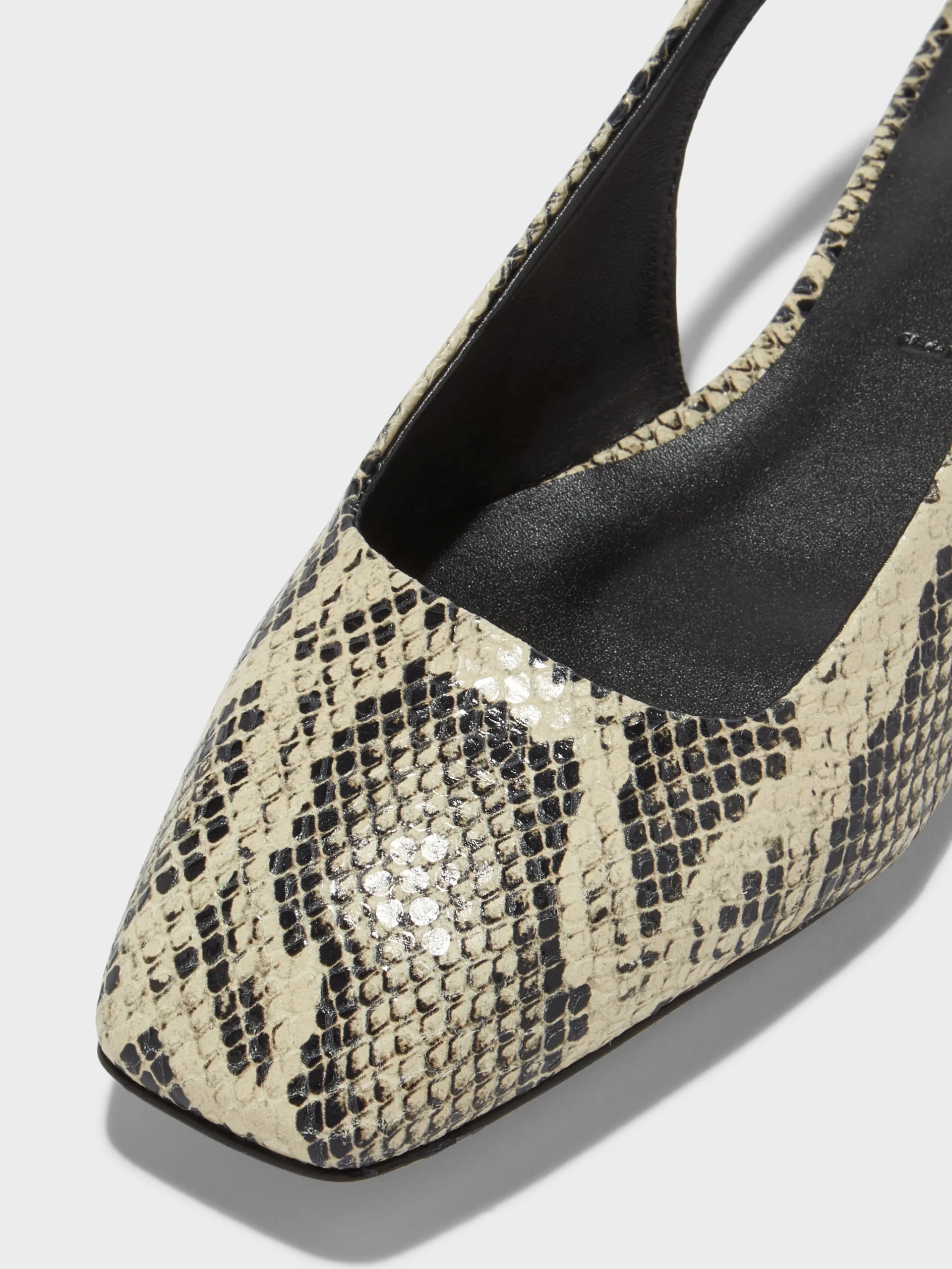 Geraldine Leather Slingback Flats