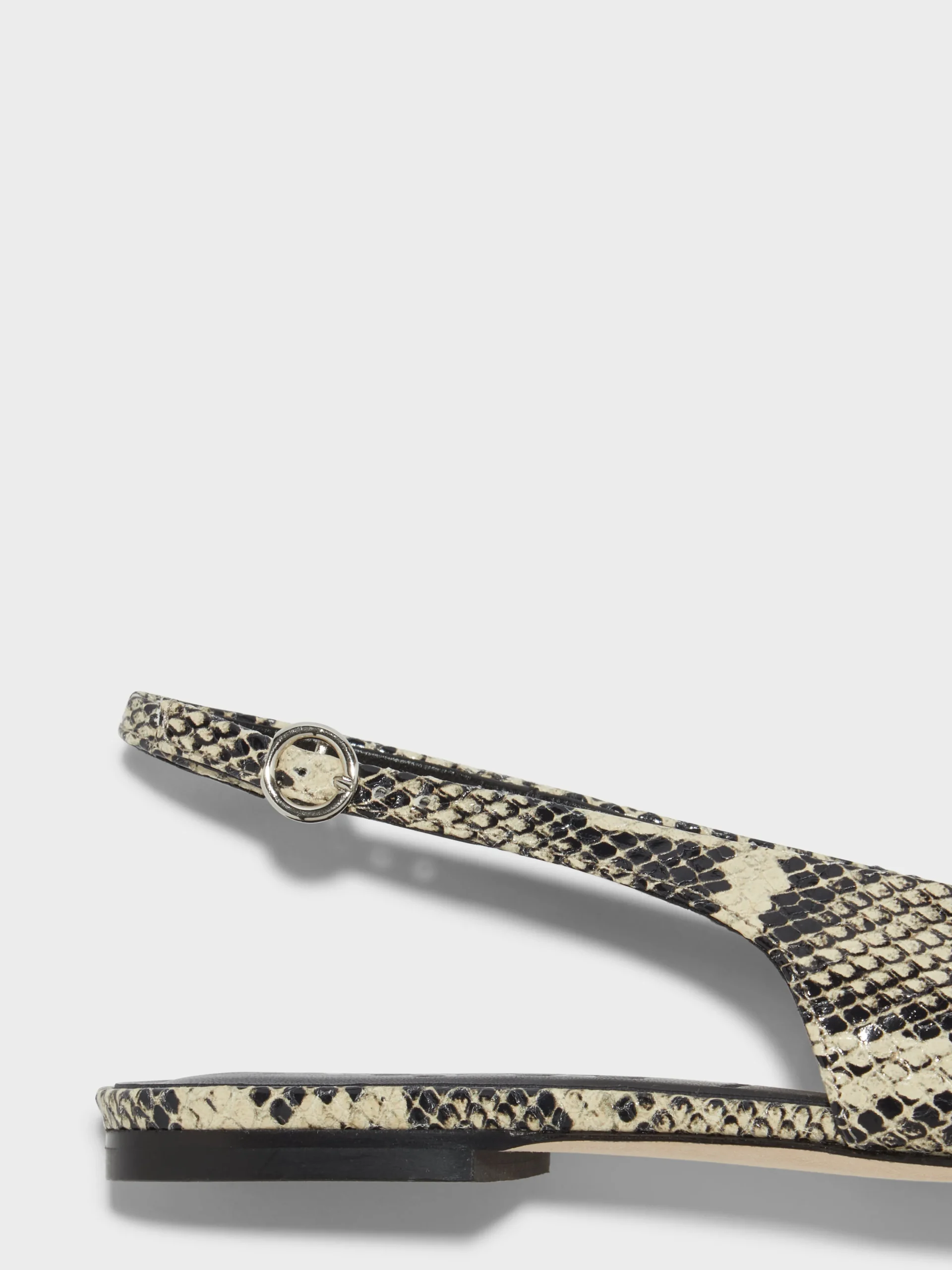 Geraldine Leather Slingback Flats