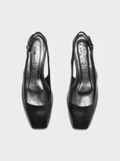 Geraldine Leather Slingback Flats