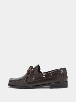 Harris Leather Moccasin Flats