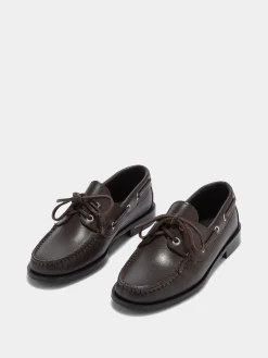 Harris Leather Moccasin Flats