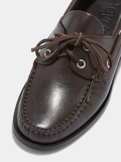 Harris Leather Moccasin Flats