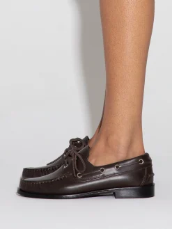 Harris Leather Moccasin Flats