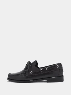 Harris Leather Moccasin Flats