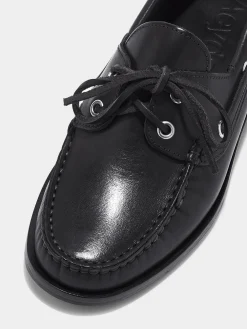Harris Leather Moccasin Flats