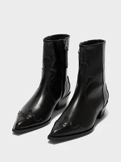 Hester Leather Cowboy Boots