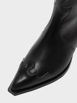 Hester Leather Cowboy Boots