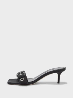 Ilvy Eyelet Grosgrain Mules