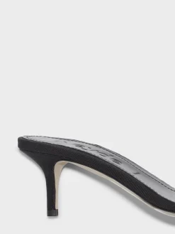 Ilvy Eyelet Grosgrain Mules