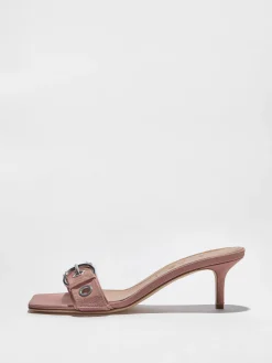 Ilvy Eyelet Grosgrain Mules