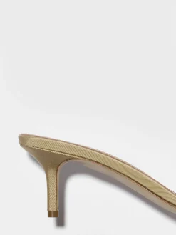 Ilvy Eyelet Grosgrain Mules