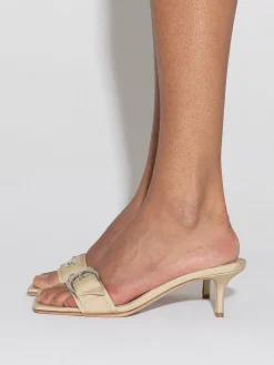 Ilvy Eyelet Grosgrain Mules