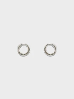 Junior Medium Palladium-Plated Earrings