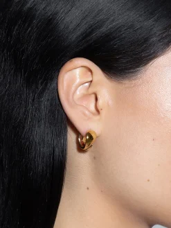 Junior Small 18kt Gold-Plated Earrings