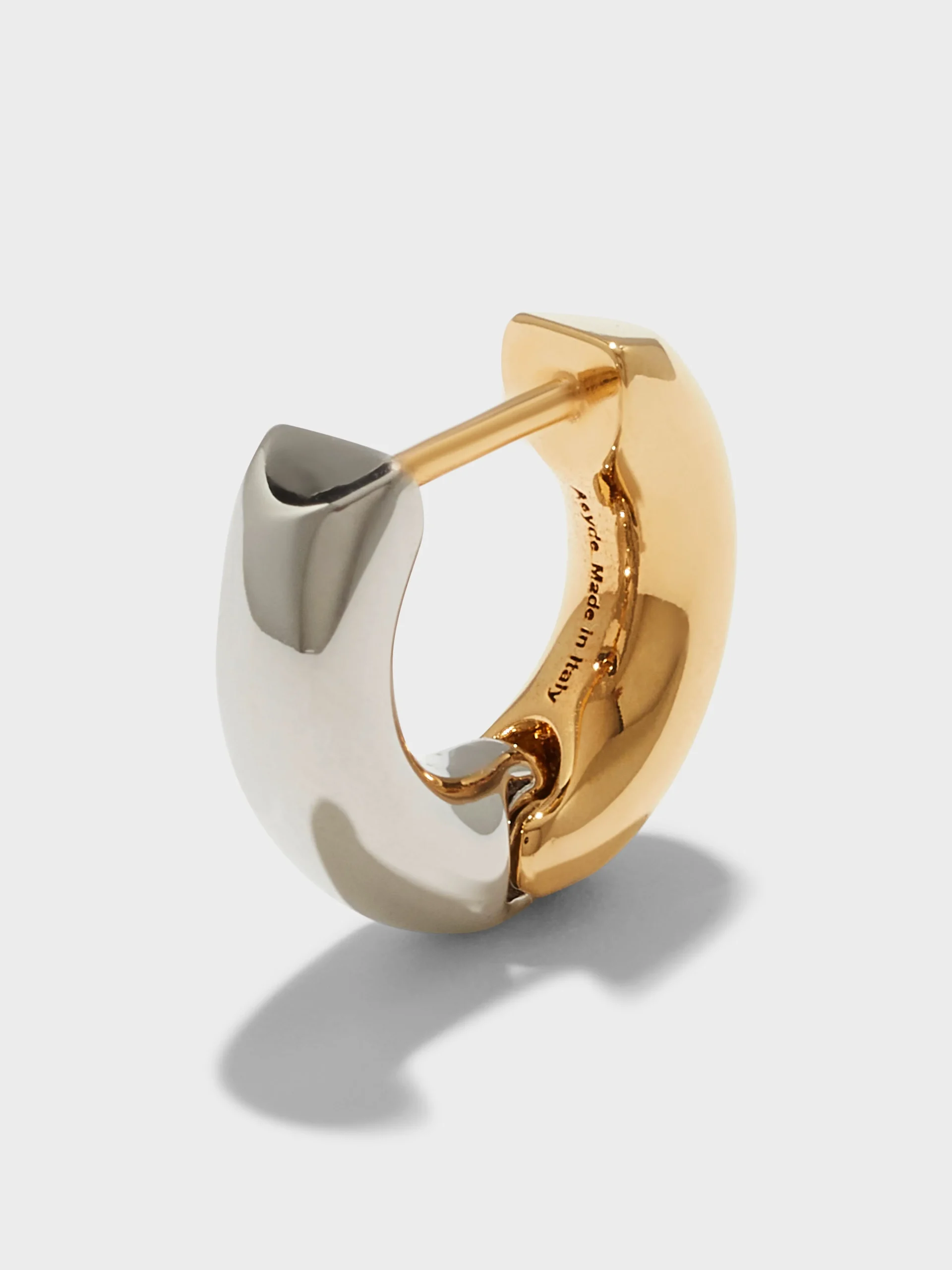 Laurie Small 18kt Gold and Palladium-Plated Hoop Earrings