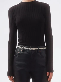 Liam Studded Leather Belt