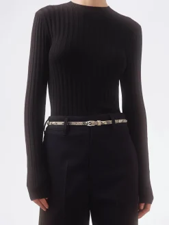 Liam Studded Leather Belt