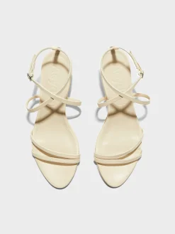 Maeve Leather Stiletto Sandals