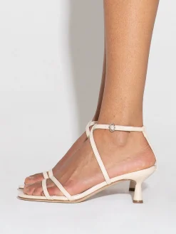 Maeve Leather Stiletto Sandals