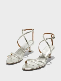 Maeve Leather Stiletto Sandals