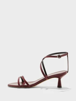 Maeve Leather Stiletto Sandals