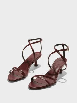Maeve Leather Stiletto Sandals