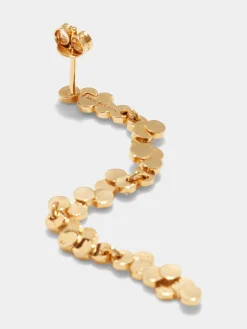 Neva 18kt Gold-Plated Drop Earrings