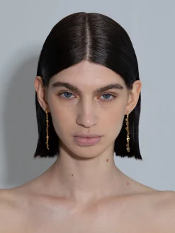 Neva 18kt Gold-Plated Drop Earrings