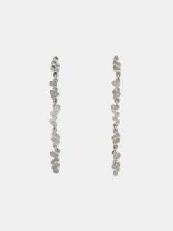 Neva Palladium-Plated Drop Earrings